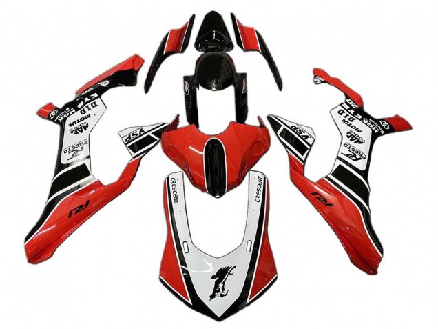 Comprare Carena Moto Yamaha YZF 1000 R1 2020-2025 - Bianco Rosso Nero