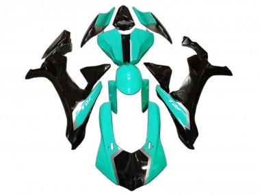 Comprare Carena Moto Yamaha YZF 1000 R1 2020-2025 - Verde Chiaro Nero Lucido