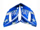 Comprare Carena Moto Yamaha YZF 600 R6 1998-2002 - Bianco Blu Neon Giallo Fiat Motul Michelin