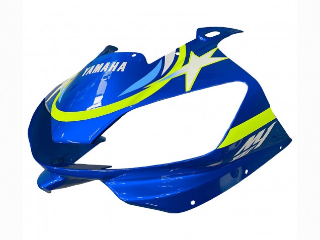 Comprare Carena Moto Yamaha YZF 600 R6 1998-2002 - Bianco Blu Neon Giallo Fiat Motul Michelin