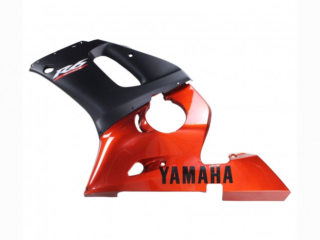 Comprare Carena Moto Yamaha YZF 600 R6 1998-2002 - Arancia Nero Opaco