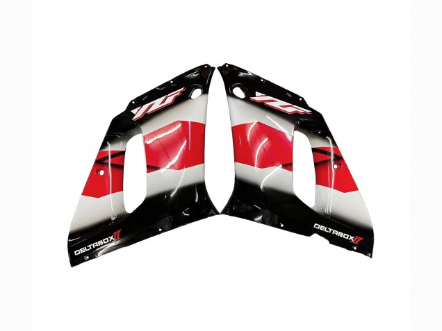 Comprare Carena Moto Yamaha YZF 600 R6 1998-2002 - Rosso Bianco Nero Lucido