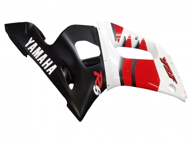 Comprare Carena Moto Yamaha YZF 600 R6 1998-2002 - Bianco Rosso Nero Lucido