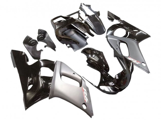 Comprare Carena Moto Yamaha YZF 600 R6 1998-2002 - Argento Nero Lucido