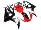 Comprare Carena Moto Yamaha YZF R6S 2006-2009 - Rosso Bianco Nero Lucido