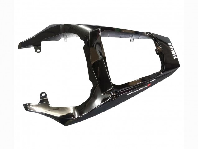 Comprare Carena Moto Yamaha YZF R6S 2006-2009 - Nero Lucido Nero Opaco Bianco Decals