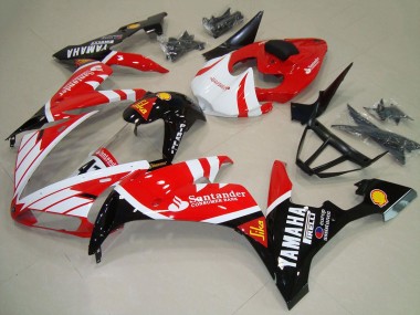 Comprare Carena Moto Yamaha YZF R1 2004-2006 - Rosso Bianco Nero Santander
