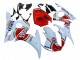 Comprare Carena Moto Yamaha YZF R6 2003-2004 - Bianco Rosso Lucky Strike Motul