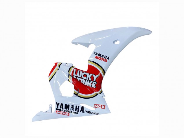 Comprare Carena Moto Yamaha YZF R6 2003-2004 - Bianco Rosso Lucky Strike Motul