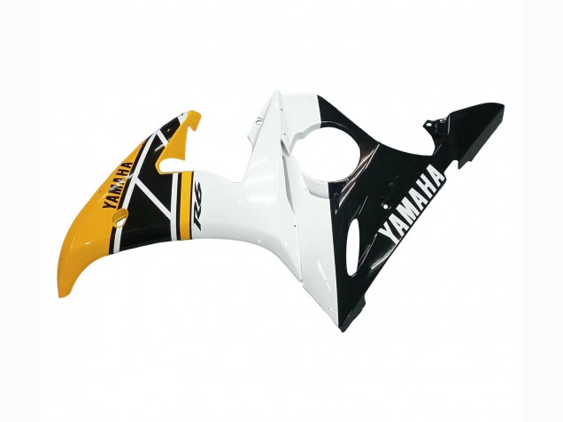 Comprare Carena Moto Yamaha YZF R6S 2006-2009 - Giallo Bianco Nero Lucido