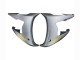 Comprare Carena Moto Yamaha YZF R6 2003-2004 - Grigio Opaco Nero Opaco Oro Decals