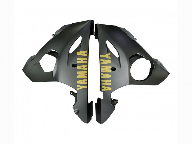Comprare Carena Moto Yamaha YZF R6S 2006-2009 - Grigio Opaco Nero Opaco Oro Decals