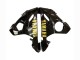 Comprare Carena Moto Yamaha YZF R6 2003-2004 - Nero Lucido Nero Opaco Oro Decals