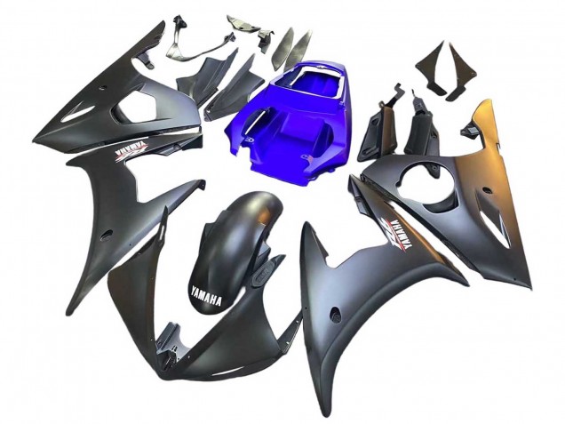 Comprare Carena Moto Yamaha YZF R6 2003-2004 - Blu Nero Opaco