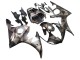 Comprare Carena Moto Yamaha YZF R6S 2006-2009 - Grigio Nero Opaco Geometrico