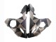 Comprare Carena Moto Yamaha YZF R6S 2006-2009 - Grigio Nero Opaco Geometrico