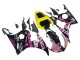Comprare Carena Moto Yamaha YZF R6 2003-2004 - Giallo Rosa Nero Lucido Rossi Repsol 46
