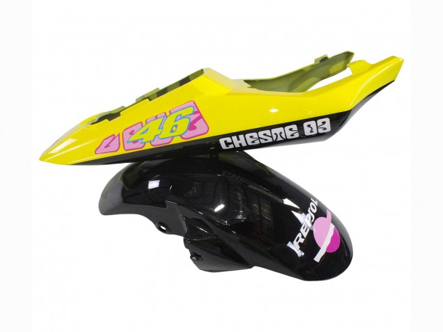 Comprare Carena Moto Yamaha YZF R6 2003-2004 - Giallo Rosa Nero Lucido Rossi Repsol 46