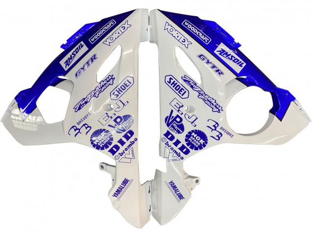 Comprare Carena Moto Yamaha YZF R6S 2006-2009 - Bianco Blu GYTR