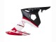 Comprare Carena Moto Yamaha YZF R6S 2006-2009 - Rosso Bianco Nero Opaco