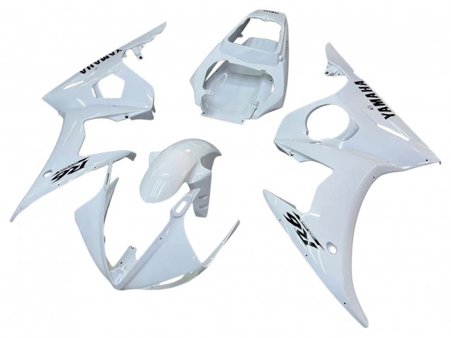 Comprare Carena Moto Yamaha YZF R6 2003-2004 - Bianco Nero Decals