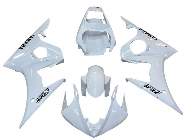 Comprare Carena Moto Yamaha YZF R6 2003-2004 - Bianco Nero Decals