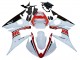 Comprare Carena Moto Yamaha YZF R6S 2006-2009 - Bianco Rosso Nero Lucido