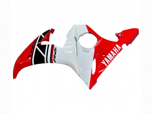 Comprare Carena Moto Yamaha YZF R6S 2006-2009 - Rosso Bianco Nero
