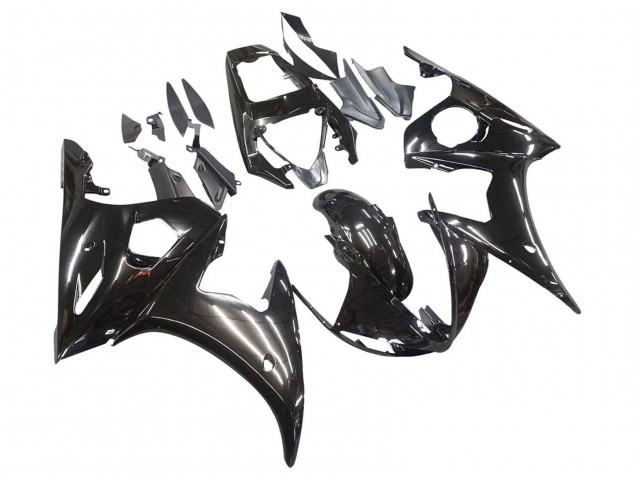 Comprare Carena Moto Yamaha YZF R6 2003-2004 - Nero Lucido