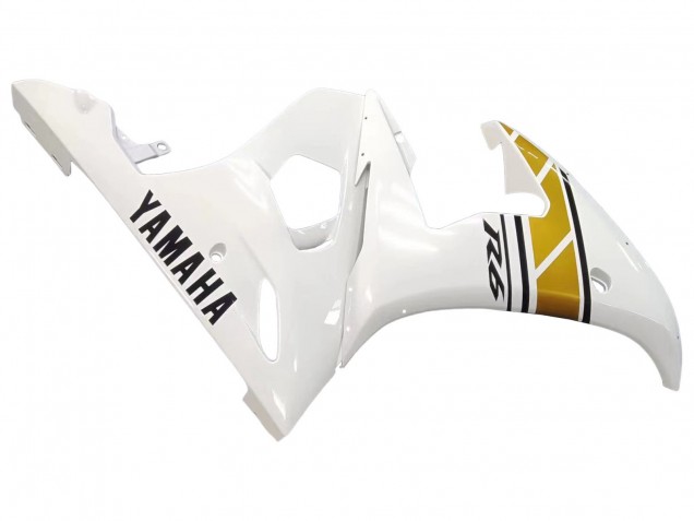 Comprare Carena Moto Yamaha YZF R6S 2006-2009 - Bianco Oro