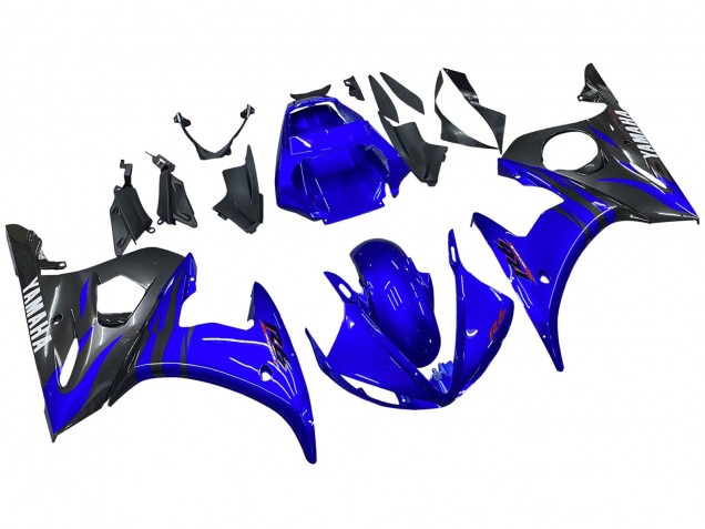 Comprare Carena Moto Yamaha YZF 600 R6 2005 - Lucido Blu Nero