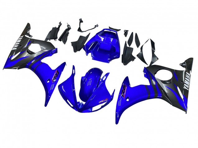 Comprare Carena Moto Yamaha YZF 600 R6 2005 - Lucido Blu Nero