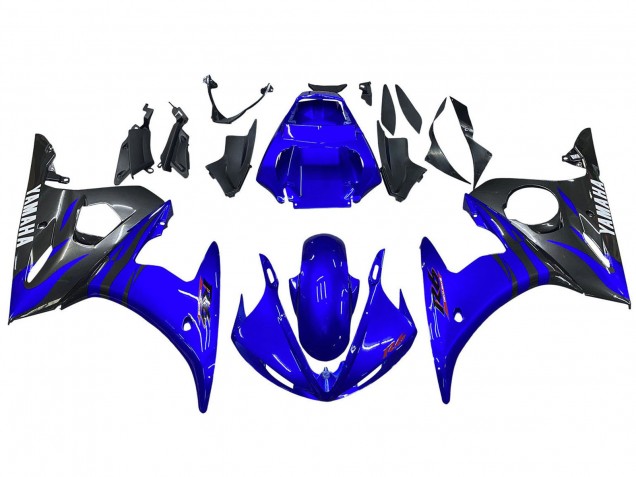 Comprare Carena Moto Yamaha YZF 600 R6 2005 - Lucido Blu Nero