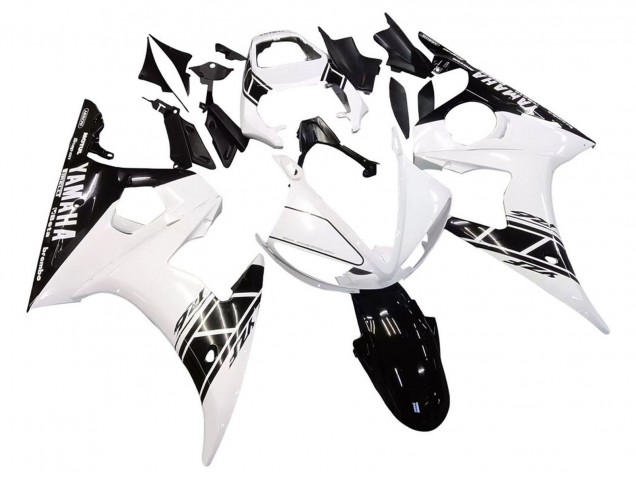 Comprare Carena Moto Yamaha YZF 600 R6 2005 - Bianco Nero