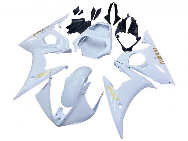 Comprare Carena Moto Yamaha YZF 600 R6 2005 - Bianco Oro