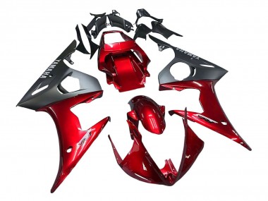 Comprare Kit Carena Moto Yamaha YZF 600 R6 2005 - Rosso Nero Opaco