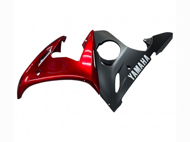 Comprare Kit Carena Moto Yamaha YZF 600 R6 2005 - Rosso Nero Opaco