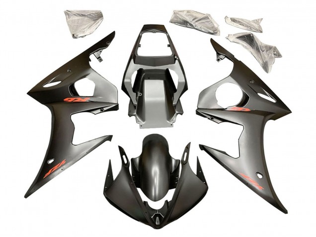 Comprare Carena Moto Yamaha YZF 600 R6 2005 - Nero Opaco Rosso