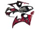 Comprare Carena Moto Yamaha YZF 600 R6 2005 - Nero Rosso Fiamma