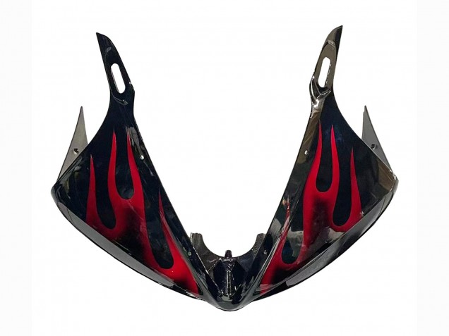 Comprare Carena Moto Yamaha YZF 600 R6 2005 - Nero Rosso Fiamma