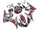 Comprare Carena Moto Yamaha YZF 600 R6 2005 - Nero Rosso Grigio Camouflage