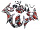 Comprare Carena Moto Yamaha YZF 600 R6 2005 - Nero Rosso Grigio Camouflage