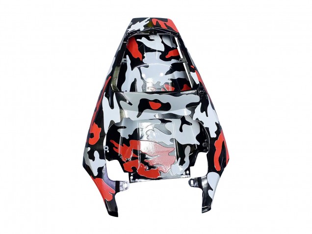 Comprare Carena Moto Yamaha YZF 600 R6 2005 - Nero Rosso Grigio Camouflage