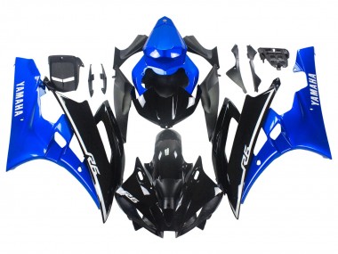 Comprare Carena Moto Yamaha YZF 600 R6 2006-2007 - Blu Nero Lucido