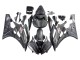 Comprare Carena Moto Yamaha YZF 600 R6 2006-2007 - Nero Opaco Argento Fiamma