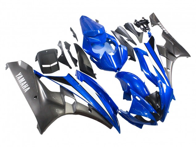 Comprare Carena Moto Yamaha YZF 600 R6 2006-2007 - Blu Bianco Nero Lucido