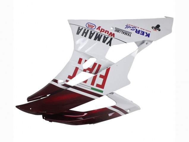 Comprare Carena Moto Yamaha YZF 600 R6 2006-2007 - Bianco Rosso Bordeaux Fiat Acer Yamalube