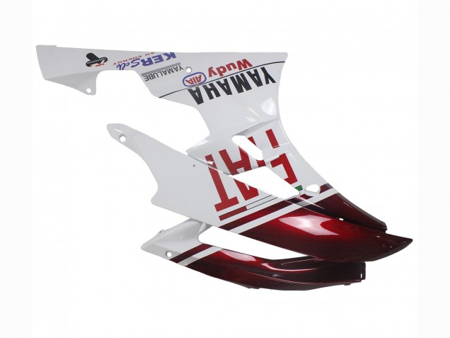Comprare Carena Moto Yamaha YZF 600 R6 2006-2007 - Bianco Rosso Bordeaux Fiat Acer Yamalube