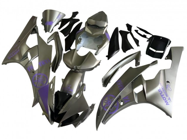 Comprare Carena Moto Yamaha YZF 600 R6 2006-2007 - Grigio Viola Motul
