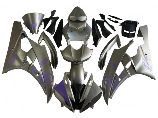 Comprare Carena Moto Yamaha YZF 600 R6 2006-2007 - Grigio Viola Motul